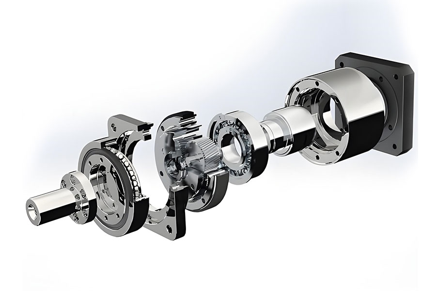 Helical Planetary Gearbox Matching Precision Bearings for Robot Joints